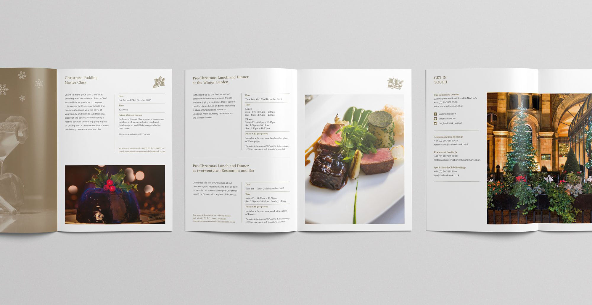 Fuse Design Ltd - Hotel Christmas Brochure Design